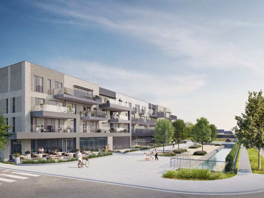 vue depuis la rue sur le bâtiment